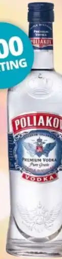 Mitra Poliakov Vodka aanbieding