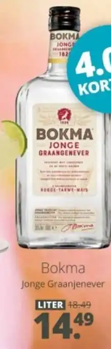 Mitra Bokma Jonge Graanjenever aanbieding