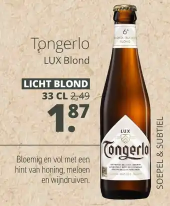 Mitra Tongerlo LUX Blond aanbieding