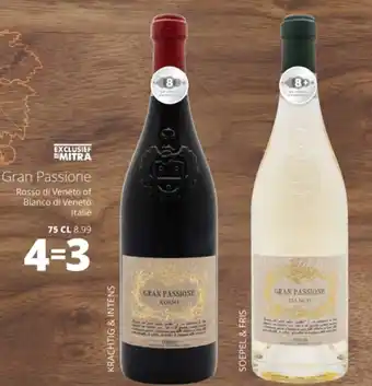 Mitra Gran passione bianco aanbieding