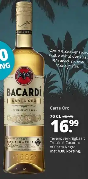 Mitra Carta Oro aanbieding