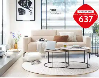 Profijt Meubel Heria 3-zitsbank aanbieding