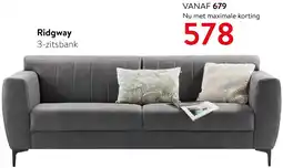 Profijt Meubel Ridgway 3 zitsbank aanbieding