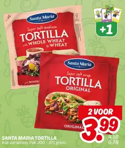 Dekamarkt Santa Maria Tortilla aanbieding