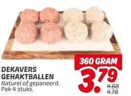 Dekamarkt Dekavers gehaktballen aanbieding
