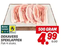 Dekamarkt Dekavers speklappen aanbieding