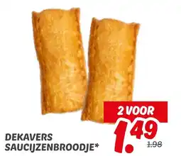 Dekamarkt Dekavers saucijzenbroodje aanbieding