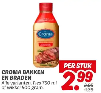 Dekamarkt Croma bakken en braden aanbieding