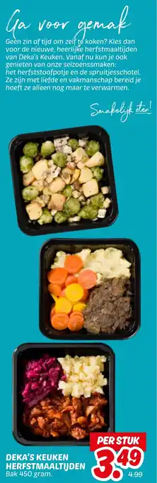 Dekamarkt Deka's keuken herfstmaaltijden aanbieding