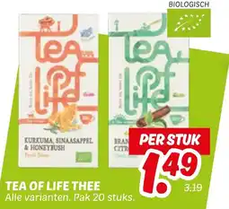 Dekamarkt Tea of life thee aanbieding