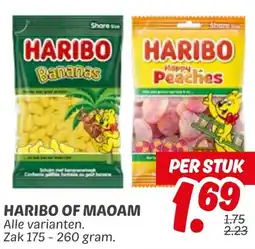 Dekamarkt Haribo of maoam aanbieding