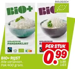 Dekamarkt Bio+ rijst aanbieding