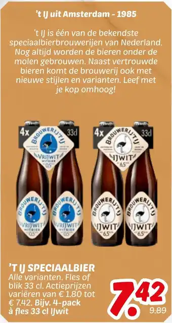 Dekamarkt 'T ij speciaalbier aanbieding