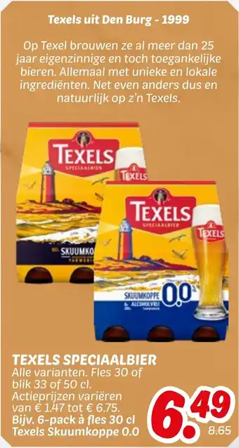 Dekamarkt Texels speciaalbier aanbieding