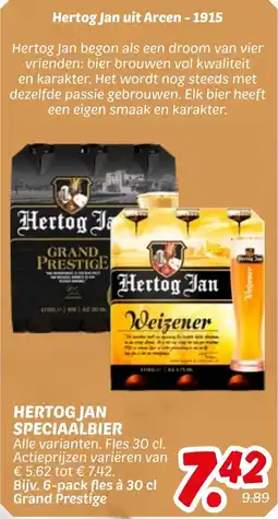 Dekamarkt Hertog jan speciaalbier aanbieding
