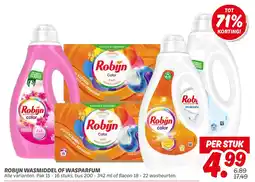 Dekamarkt Robijn wasmiddel of wasparfum aanbieding