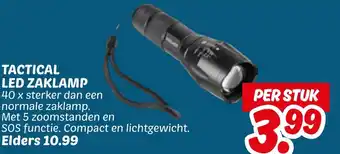 Dekamarkt Tactical led zaklamp aanbieding