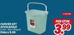 Dekamarkt Curver gft afvalbakje aanbieding