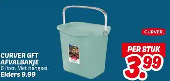 Dekamarkt Curver gft afvalbakje aanbieding