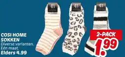Dekamarkt Cosi home sokken aanbieding
