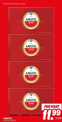Dekamarkt Amstel bier aanbieding
