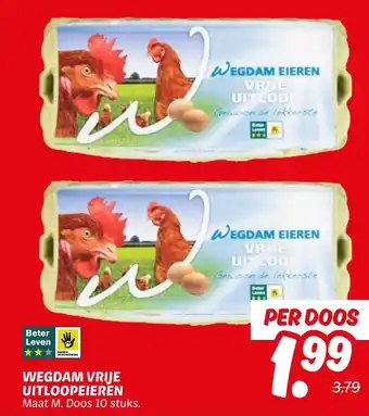 Dekamarkt Wegdam vrije uitloopeieren aanbieding