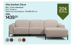 Leen Bakker Alle banken Dave aanbieding
