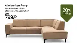 Leen Bakker Alle banken Romy aanbieding