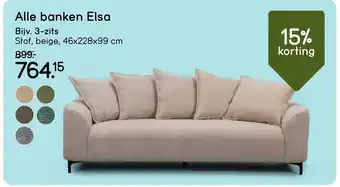 Leen Bakker Alle banken Els aanbieding
