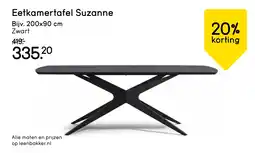 Leen Bakker Eetkamertafel Suzanne aanbieding