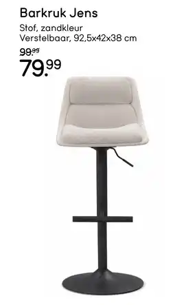 Leen Bakker Barkruk Jens aanbieding