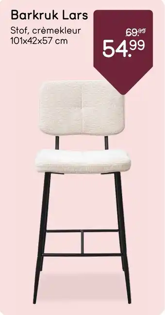 Leen Bakker Barkruk Lars aanbieding