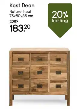 Leen Bakker Kast Dean aanbieding