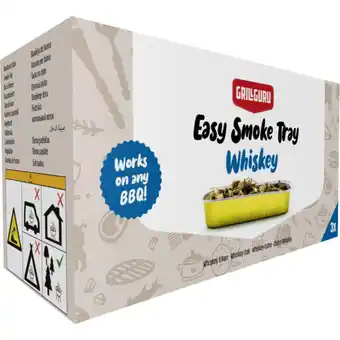 Albert Heijn Grill Guru Smoke tray whiskey chips aanbieding