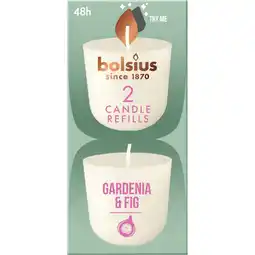 Albert Heijn Bolsius Navulling clean light gardenia fig aanbieding