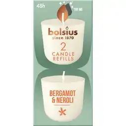 Albert Heijn Bolsius Navulling clean light bergamot aanbieding