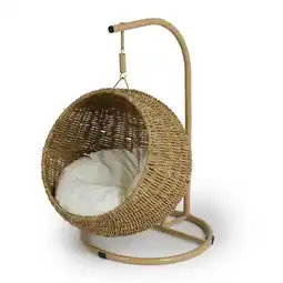 Action Hangstoel voor katten - naturel / wit aanbieding