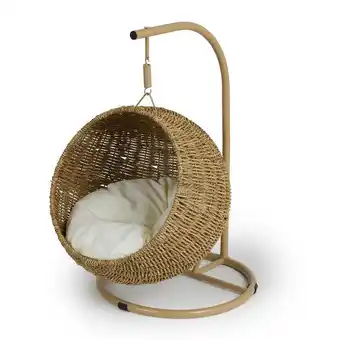 Action Hangstoel voor katten - naturel / wit aanbieding