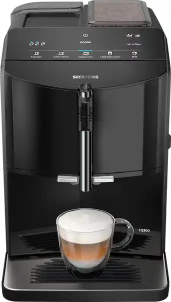 Coolblue Siemens EQ300 TF301E09 Piano Black aanbieding