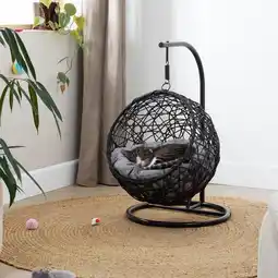 Action Hangstoel voor katten - zwart / antraciet aanbieding