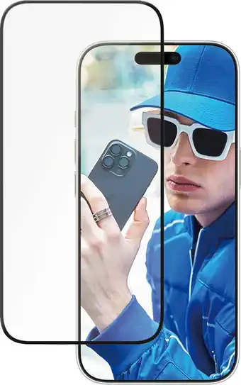 Coolblue PanzerGlass Ultra-Wide Fit Apple iPhone 16 Pro Screenprotector Ceramic aanbieding
