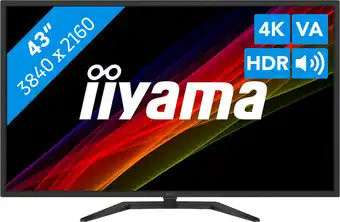 Coolblue iiyama PROLITE X4373UHSU-B1 aanbieding