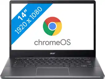 Coolblue Acer Chromebook Plus 514 (CB514-4H-33US) aanbieding