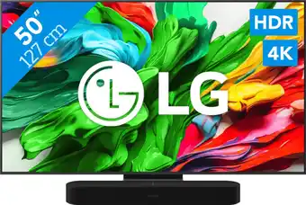 Coolblue LG 50 QNED86 EVO 4K (2025) + Sonos Beam Gen2 Zwart aanbieding