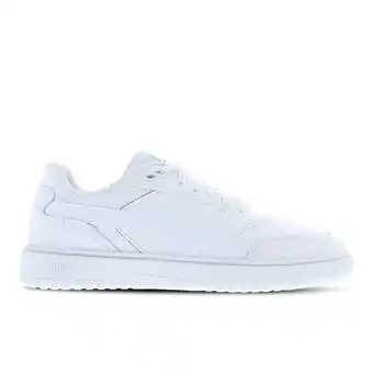 Foot Locker Puma Double Court Sneakers Heren - Wit - Maat 40.5 - Leer aanbieding