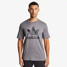 Foot Locker Adidas Graphics T-shirts Heren - Grijs - Maat XL aanbieding