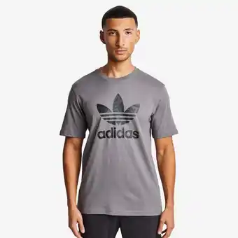 Foot Locker Adidas Graphics T-shirts Heren - Grijs - Maat XL aanbieding