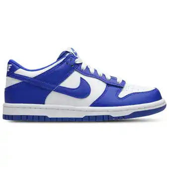 Foot Locker Nike Dunk Kindersneakers - Blauw - Maat 39 - Leer aanbieding