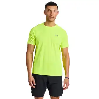 Foot Locker Under Armour Tech T-shirts Heren - Geel - Maat M - Poly Jersey aanbieding