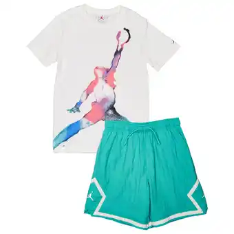 Foot Locker Jordan Poolside Tank Diamond Trainingspakken Peuter - Teal - Maat 92 - 98 CM - Poly Mesh aanbieding